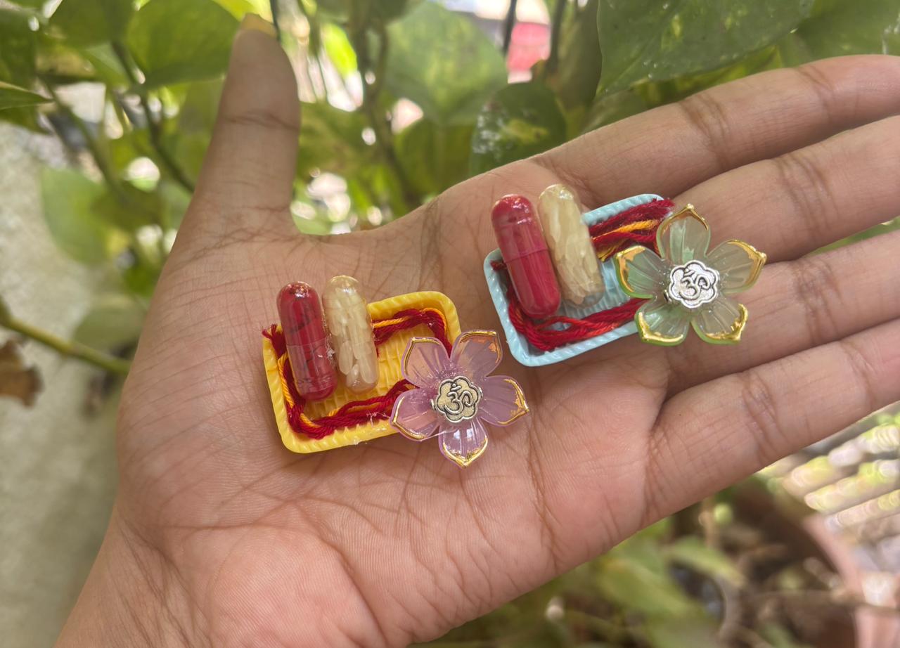 Candy Letter Hair Clips